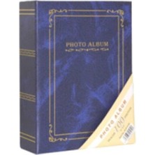 Angelphoto  Sh Album 10X15CM 100’LÜK Ciltbezli Fotoğraf Albümü "mavi" ACR-9106M