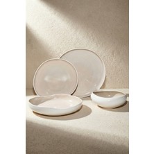 Perotti Roma Beige 24 Parça 6 Kişilik Porselen Yemek Takımı