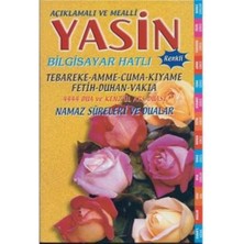 Senson Yasin Açıklamalı ve Mealli Bilgisayar Hatlı Fihristli (Orta Boy Sarı)