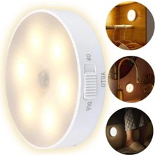 Hareket Sensörü Dolap Altı Aydınlatması USB Şarj Edilebilir LED (4887)