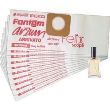 Süppürge Altus Için Uyumlu Al 603KV Süpürge Kağıt Toz Torbası 10 Adet Set