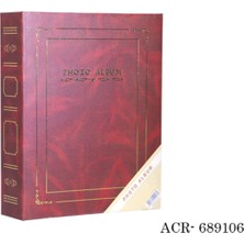 Angelphoto  Ciltbezli Fotoğraf Albümü Bordo 15X20 cm 100LÜK