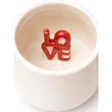 BRANDSMITHS Love Yazılı Seramik Kupa