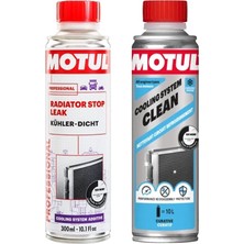 Motul Radyatör Temizleyici & Sızıntı Önleyici Set - 2X300 ml
