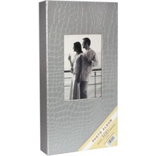 Angelphoto  Sh Album 10X15CM 300’LÜK Deri Fotoğraf Albümü - Gümüş ACR-14LPP46300