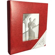 Angelphoto  500LÜK Fotoğraf Albümü 10X15CM 500 Lük Vinleks Deri 10X15 Fotoraf Albüm Bordo
