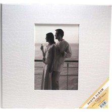 Angelphoto  10X15CM 500’LÜK Deri Fotoğraf Albümü "beyaz"