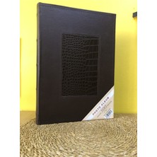 Angelphoto  Aledo 10X15CM 300'LÜK Özel Lüx Deri Fotoğraf Albümü 35300 Kahverengi