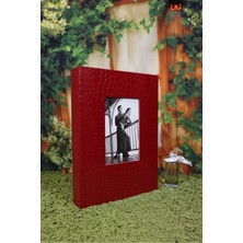 Angelphoto  13X18CM 200'LÜK Deri Fotoğraf Albümü Kırmızı