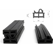 No 50 Otamatik Fotoselli Kapı Fitili 6 Metre Siyah