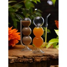 Eco Lounge Pipetli Boğumlu Cam Bardak