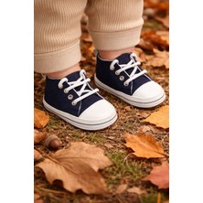 Minissa Baby Kids Bebek Ilk Adım Ayakkabısı, Kaydırmaz Tabanlı Yürüyüş Ayakkabısı, Patik Convers