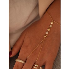 Zuum Zirkon Taşlı Yıldız Tasarım Şahmeran