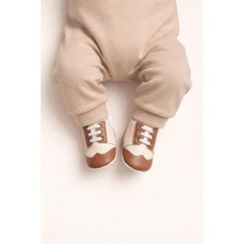Minissa Baby Kids  Bebek Ayakkabısı Kaydırmaz Tabanlı Ilk Adım Ayakkabısı Bağcıklı