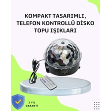 Eco Lounge Ev ve Parti Için Masaüstü Bluetooth Disko Topu Işık Gösterisi