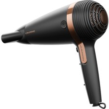 Grundig Yüksek Güçlü Siyah Saç Kurutma Makinesi, Hızlı ve Etkili Kurutma