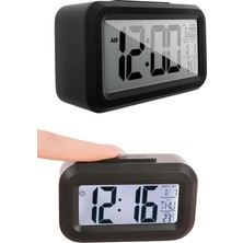 Senson Gece Dijital Masa Saati Dijital Alarmlı LED Ekran Pilli Çalar Saat - Lisinya