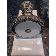Vatan Darbuka  Çömlek  Döküm  (Çatlak  Model Desenli)