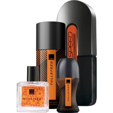 Avon Full Speed (Eski Şişe) Erkek Parüm Deodorant Rollon Dörtlü Set