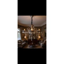 Hanedan 5 Kol Cam Avize