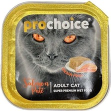 Üreticiniz Pro Choice Adult Pate Somonlu Yetişkin Konserve Kedi Maması 100 gr 1 Adet 481348