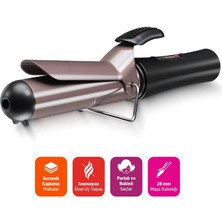 Feyza Design PBS811 Rose Gold Saç Şekillendirici ile Parlak ve Şık Saçlar