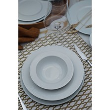 Kütahya Porselen Adler 24 Parça 6 Kişilik Yemek Takımı