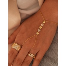 Zuum Zirkon Taşlı Kalp Tasarım Şahmeran