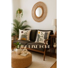 Luna Luxe Home Terra | Bohem Tasarım 2'li Dekoratif Kırlent Kılıfı Seti (43X43CM)