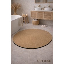 Soft Home Yuvarlak Jüt Kilim