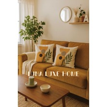 Luna Luxe Home Aurea | Bohem Tasarım 2'li Dekoratif Kırlent Kılıfı Seti (43X43CM)