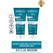 Bioxcin Acnium Yüz Yıkama Jeli Sebium Dengeleyici 200 ml 2 Adet