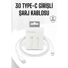 Senson Iphone Uyumlu Ios Uyumlu Lightning Hızlı Şarj Tye C Lightning Şarj Kablosu - Lisinya