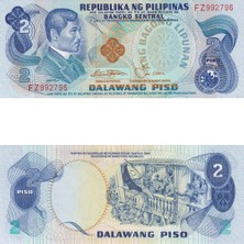 Lidya Koleksiyon Filipinler 2 Piso - 1978 - Çil