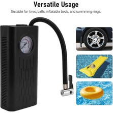 YDGR Taşınabilir Hava Kompresörü, 120W 150PSI Araba,bisiklet,motosiklet Topu Lastik Şişirme Pompası