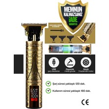 Feyza Design Çelik Kasa Profesyonel T-Bıçaklı Çok Fonksiyonlu Tıraş Makinesi