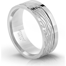 Lovering LVR528E Erkek Çelik Yüzük