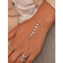 Zuum Zirkon Taşlı Kalp Tasarım Şahmeran