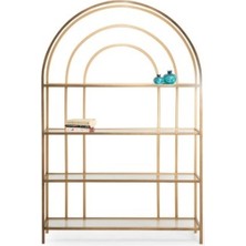 Md Vitrin Dekorasyon Tasarım 4 Raflı Kitaplık