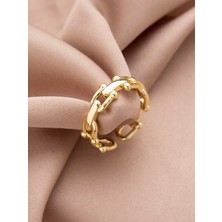 Xuping Zincir Tasarım Özel Seri 14K Yüzük