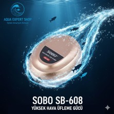 Sobo SB-608 Tek Çıkışlı Akvaryum Hava Motoru