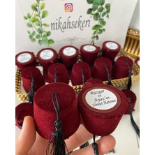 Siyah Lale Fes Sünnet Hediyelik - 75 Adet