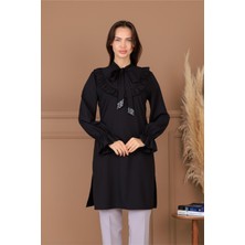 Modaviki Asel Tunik Siyah ELB84