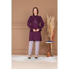 Modaviki Asel Tunik Mürdüm ELB84