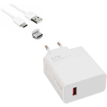 Eco Lounge 67W USB To Type-C Şarj Cihazı - Şarj Kablosu