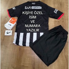 Candy Cup B.e.ş.ik.t.aş. Yeni Sezon 2025/2026 Çocuk Forması 4 Lü Set Kişiye Özel Isim ve Numara