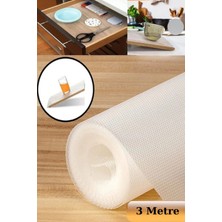 Eco Lounge 45CMX3METRE Kalın Çekmece ve Dolap Içi Raf Örtüsü Kaydırmaz Eva Raf Organizer