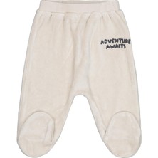 Civil Baby Adventure Awaıts Nakışlı 1-9 Ay Tek Alt Bebe - Bej 6-9 Ay