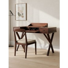 Gazzini Furniture Roma Cross Klasik Ahşap Çalışma Masası