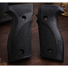Sig Sauer P226 Ahşap Lazer Işlemeli Siyah Renkli Kabze